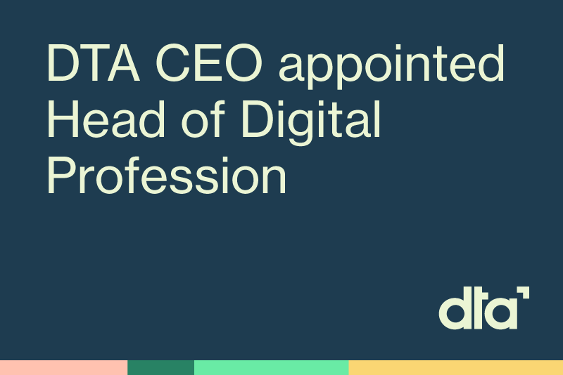 DTA CEO appointed Head of Digital Profession